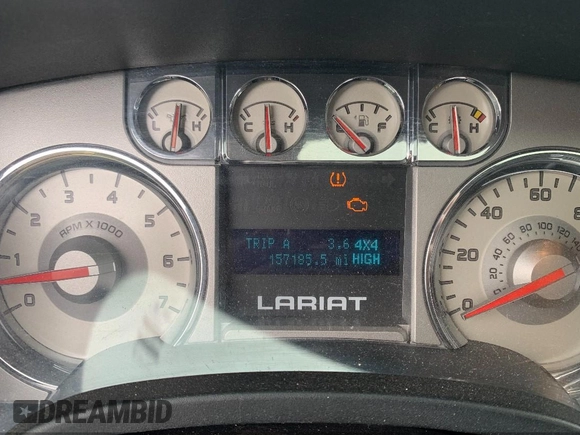 2009 Ford F-150 XL with VIN 1FTPX14V59FA13522, listed as a IAAI auction lot 41912606 with 157,185 mi miles. Bid and sale history available at carsss.com. Image 7.