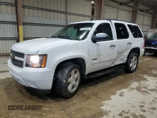2012 Chevrolet Tahoe LT with VIN 1GNSCBE02CR134018, listed as a Copart auction lot 53787695 with 222,980 mi miles and Salvage title. Bid and sale history available at DreamBid. Image 1.