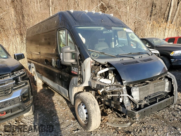 2018 Ram ProMaster Cargo with VIN 3C6URVJG8JE108270, listed as a Copart auction lot 46243125 with 43,752 mi miles and Salvage Title. Bid and sale history available at carsss.com. Image 4.