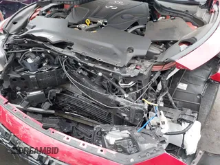 2021 Infiniti Q50 Red Sport 400 with VIN JN1FV7DP7MM850432, listed as a IAAI auction lot 42057935 with 15,936 mi miles and . Bid and sale history available at DreamBid. Image 6.