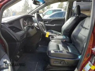 2017 Toyota Sienna SE with VIN 5TDXZ3DC3HS779123, listed as a Copart auction lot 49278885 with 0 mi miles and Salvage Title. Bid and sale history available at carsss.com. Image 7.