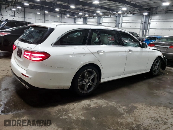 2017 Mercedes-Benz E-Class E 400 Luxury with VIN WDDZH6GB3HA141604, listed as a Copart auction lot 45021124 with 43,756 mi miles. Bid and sale history available at carsss.com. Image 3.