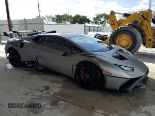 2023 Lamborghini Huracan z VIN ZHWUA6ZX6PLA25067, wystawiony jako Copart lot #79047854 z przebiegiem 13 217 mil mil oraz Nie do naprawy • Non repairable. Historia ofert i sprzedaży dostępna na DreamBid. Obrazek 4.