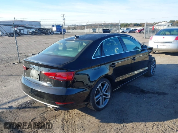 2019 Audi A3 Sedan Premium with VIN WAUBEGFFXK1019177, listed as a IAAI auction lot 41556134 with 98,741 mi miles. Bid and sale history available at carsss.com. Image 4.
