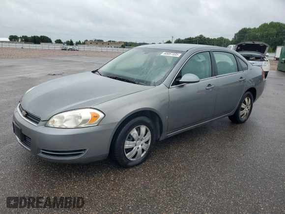 2008 Chevrolet Impala LS z VIN 2G1WB55K689159532, wystawiony jako Copart lot #60697335 z przebiegiem 168 192 mil mil oraz Czysty tytuł • Clean title. Historia ofert i sprzedaży dostępna na DreamBid. Obrazek 1.