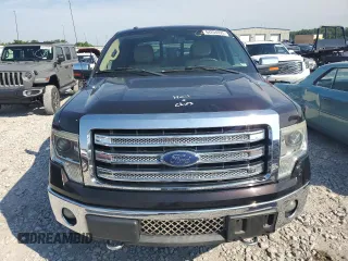 2013 Ford F-150 XL with VIN 1FTFW1ET8DKE61054, listed as a Copart auction lot 64204095 with 124,924 mi miles and Salvage title. Bid and sale history available at DreamBid. Image 5.