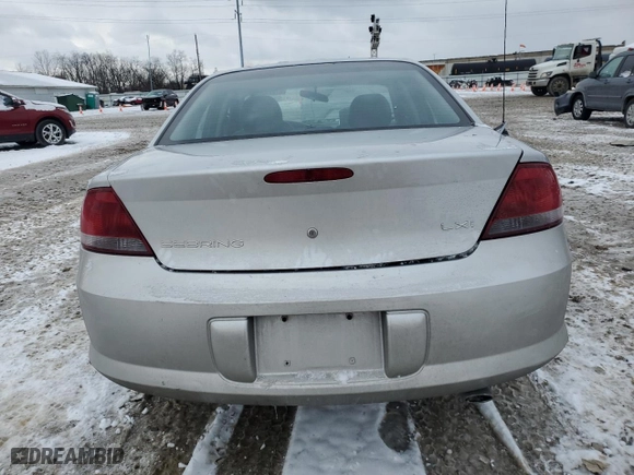 2001 Chrysler Sebring LXi with VIN 1C3EL56U91N720152, listed as a Copart auction lot 87273794 with 84,222 mi miles and Salvage Title. Bid and sale history available at carsss.com. Image 6.