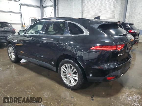 2018 Jaguar F-Pace 25t Prestige with VIN SADCK2FXXJA255410, listed as a Copart auction lot 45958285 with 90,423 mi miles and Salvage Title. Bid and sale history available at DreamBid. Image 2.