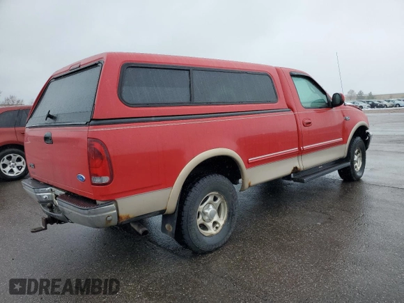 1997 Ford F-150 z VIN 1FTDF18W6VKC01671, wystawiony jako Copart lot #51298725 z przebiegiem 153 988 mil mil oraz Nie do naprawy • Non repairable. Historia ofert i sprzedaży dostępna na DreamBid. Obrazek 3.
