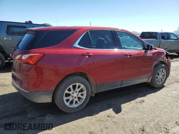 2018 Chevrolet Equinox LT with VIN 3GNAXSEV4JS501121, listed as a Copart auction lot 49255585 with 165,488 mi miles and Clean Title. Bid and sale history available at carsss.com. Image 3.
