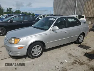2004 Hyundai Accent GL with VIN KMHCG45C64U524377, listed as a Copart auction lot 53976094 with 65,230 mi miles and Non Repairable. Bid and sale history available at carsss.com. Image 1.