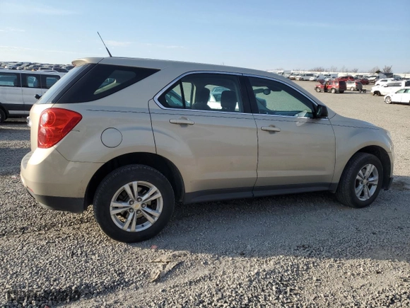 2012 Chevrolet Equinox LS with VIN 2GNFLCEK2C6110578, listed as a Copart auction lot 47766215 with 144,219 mi miles and Salvage Title. Bid and sale history available at carsss.com. Image 3.