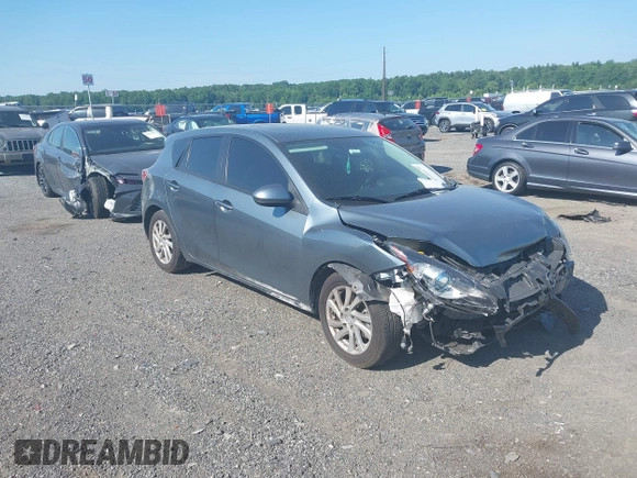 2012 Mazda 3 i Grand Touring z VIN JM1BL1M86C1635552, wystawiony jako IAAI lot #42589476 z przebiegiem 73 731 mil mil oraz . Historia ofert i sprzedaży dostępna na DreamBid. Obrazek 1.