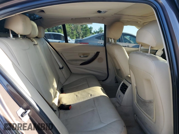 2013 BMW 3 Series 328i with VIN WBA3A5C57DF354970, listed as a Copart auction lot 52241315 with Not Provided miles and Salvage Title. Bid and sale history available at carsss.com. Image 11.