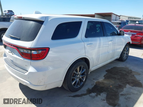 2017 Dodge Durango GT with VIN 1C4RDHDG6HC697606, listed as a IAAI auction lot 41841663 with 155,671 mi miles and . Bid and sale history available at DreamBid. Image 4.