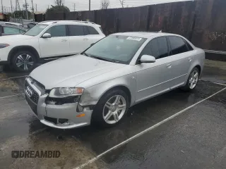 2008 Audi A4 2.0T with VIN WAUAF78EX8A122976, listed as a Copart auction lot 47890525 with 102,331 mi miles and Salvage title. Bid and sale history available at DreamBid. Image 1.