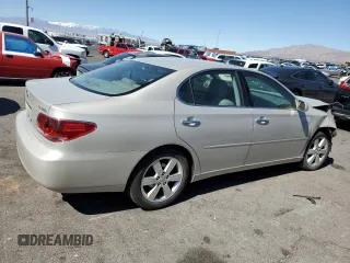 2005 Lexus ES 330 with VIN JTHBA30G655116705, listed as a Copart auction lot 49739605 with 74,077 mi miles and Salvage Title. Bid and sale history available at carsss.com. Image 3.