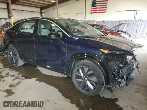 2023 Nissan ARIYA Engage with VIN JN1AF0BA8PM400533, listed as a Copart auction lot 54365085 with 25,251 mi miles and Salvage title. Bid and sale history available at DreamBid. Image 4.