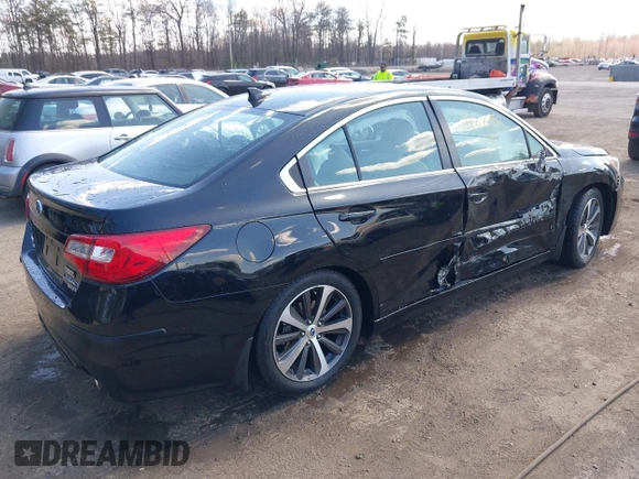 2016 Subaru Legacy 3.6R Limited with VIN 4S3BNEJ68G3020712, listed as a IAAI auction lot 41887152 with 92,009 mi miles. Bid and sale history available at carsss.com. Image 4.