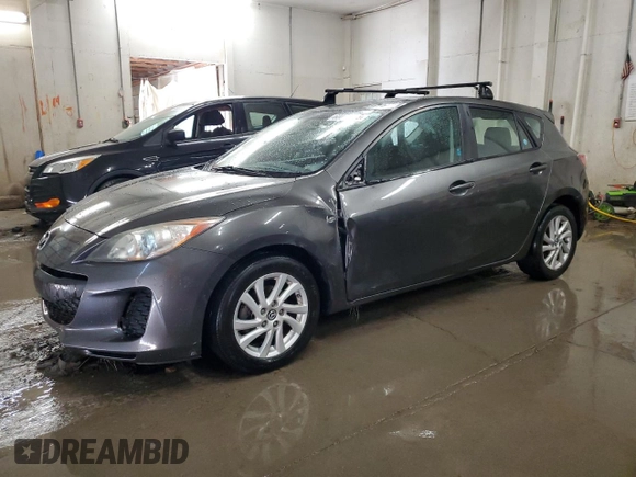 2013 Mazda 3 i Touring with VIN JM1BL1L7XD1736006, listed as a Copart auction lot 60074085 with 118,970 mi miles and Salvage title. Bid and sale history available at DreamBid. Image 1.