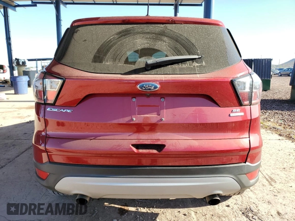 2017 Ford Escape SE with VIN 1FMCU0G9XHUE97127, listed as a Copart auction lot 54074755 with 129,205 mi miles and Clean Title. Bid and sale history available at carsss.com. Image 6.