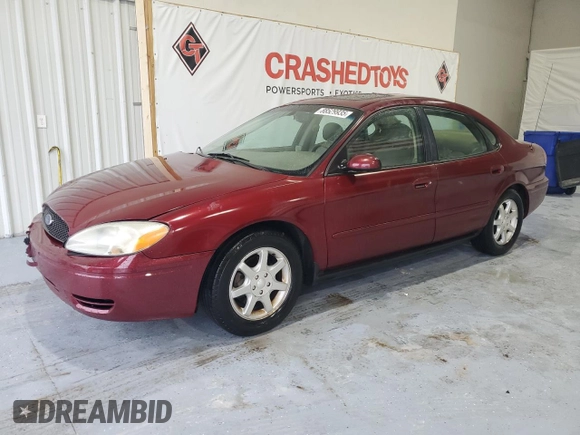 2005 Ford Taurus SEL with VIN 1FAFP56UX5A307437, listed as a Copart auction lot 88529935 with 199,508 mi miles and Salvage Title. Bid and sale history available at DreamBid. Image 1.