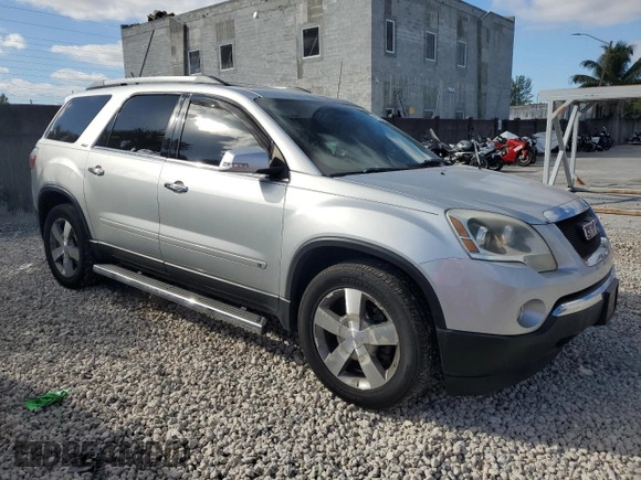 2010 GMC Acadia SLT1 with VIN 1GKLRMED5AJ152698, listed as a Copart auction lot 88130845 with 123,862 mi miles and Salvage title. Bid and sale history available at DreamBid. Image 4.