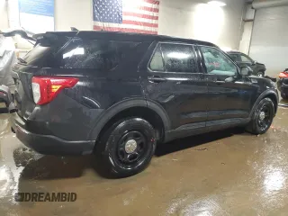 2022 Ford Police Interceptor Utility z VIN 1FM5K8AW1NNA01987, wystawiony jako Copart lot #45993075 z przebiegiem 58 342 mil mil oraz Szkody całkowita. Historia ofert i sprzedaży dostępna na DreamBid. Obrazek 3.