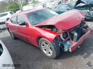 2007 Dodge Charger with VIN 2B3KA43G67H680192, listed as a IAAI auction lot 41960954 with 185,770 mi miles. Bid and sale history available at carsss.com. Image 1.