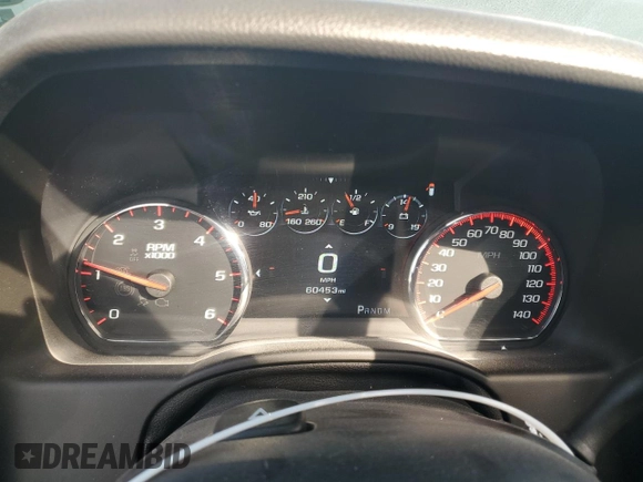 2016 GMC Yukon Denali with VIN 1GKS2CKJ5GR433172, listed as a Copart auction lot 72174934 with 60,453 mi miles and Salvage Title. Bid and sale history available at carsss.com. Image 9.