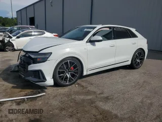 2019 Audi Q8 Prestige with VIN WA1FVAF1XKD006900, listed as a Copart auction lot 63915595 with 40,071 mi miles and Non repairable. Bid and sale history available at DreamBid. Image 1.