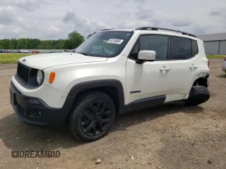 2017 Jeep Renegade Altitude with VIN ZACCJBBB7HPG55816, listed as a Copart auction lot 61218305 with 85,956 mi miles and Salvage title. Bid and sale history available at DreamBid. Image 1.
