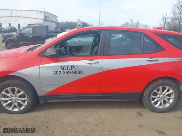 2020 Chevrolet Equinox LS with VIN 3GNAXSEV6LS576955, listed as a IAAI auction lot 41476217 with 152,248 mi miles. Bid and sale history available at carsss.com. Image 14.