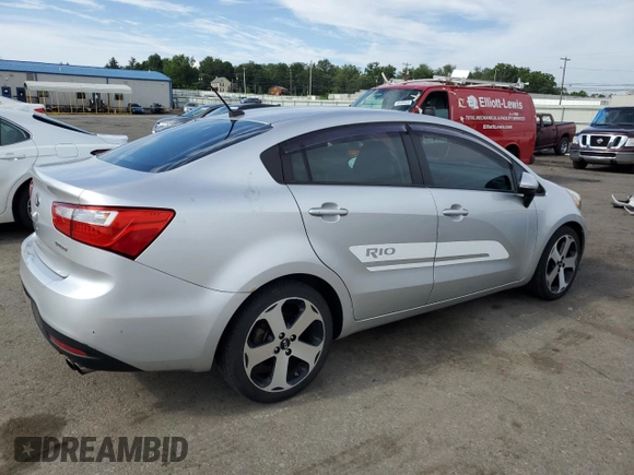 2013 Kia Rio EX with VIN KNADN4A35D6229924, listed as a Copart auction lot 64631465 with 91,953 mi miles and Clean title. Bid and sale history available at DreamBid. Image 3.