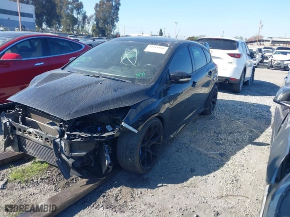 2017 Ford Focus RS with VIN WF0DP3TH6H4119074, listed as a IAAI auction lot 41411810 with NaN miles. Bid and sale history available at carsss.com. Image 2.