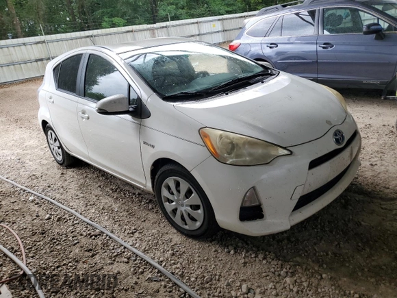 2012 Toyota Prius One with VIN JTDKDTB32C1020173, listed as a Copart auction lot 56573935 with Not Provided miles and Salvage Title. Bid and sale history available at DreamBid. Image 4.