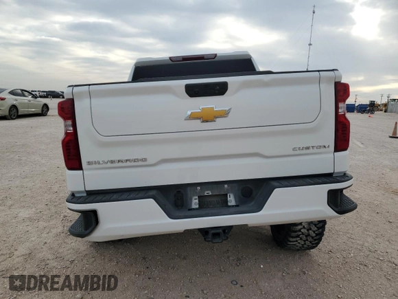 2024 Chevrolet Silverado 1500 Custom with VIN 1GCPDBEK5RZ285375, listed as a Copart auction lot 50422105 with 27,002 mi miles and Salvage Title. Bid and sale history available at DreamBid. Image 6.