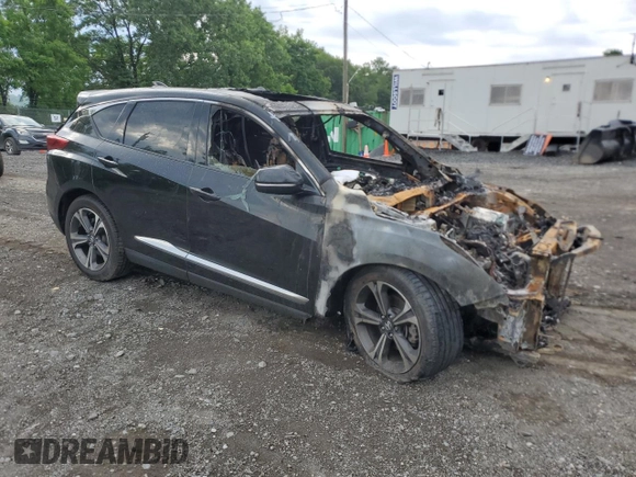2022 Acura RDX Advance with VIN 5J8TC2H71NL013896, listed as a Copart auction lot 62492665 with Not provided miles and Salvage title. Bid and sale history available at DreamBid. Image 4.