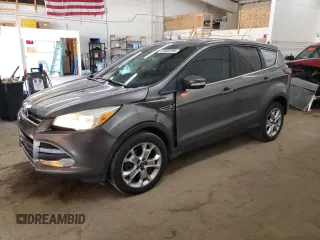 2013 Ford Escape SEL with VIN 1FMCU9H9XDUB66299, listed as a Copart auction lot 52802395 with 135,906 mi miles and Salvage Title. Bid and sale history available at carsss.com. Image 1.