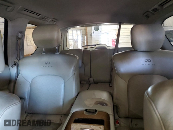 2011 Infiniti QX56 7-passenger with VIN JN8AZ2NE7B9001420, listed as a Copart auction lot 54947085 with 277,429 mi miles and Clean Title. Bid and sale history available at carsss.com. Image 10.