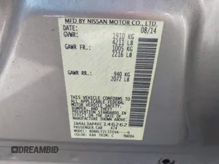 2015 Nissan Altima SL with VIN 1N4AL3AP4FC146262, listed as a IAAI auction lot 41954875 with 105,706 mi miles and . Bid and sale history available at DreamBid. Image 9.