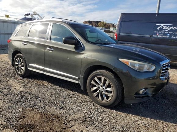2014 Infiniti QX60 Hybrid with VIN 5N1CL0MN3EC520107, listed as a Copart auction lot 44276025 with NaN miles and Clean Title. Bid and sale history available at carsss.com. Image 4.