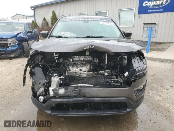 2017 Jeep Compass Latitude with VIN 3C4NJDBB2HT656451, listed as a Copart auction lot 49722475 with 143,765 mi miles and Non Repairable. Bid and sale history available at carsss.com. Image 5.
