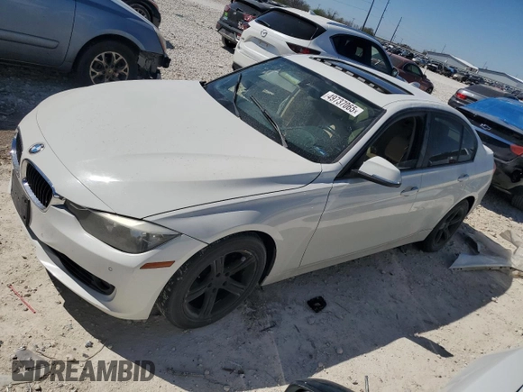 2013 BMW 3 Series 328i with VIN WBA3A5C5XDF355238, listed as a Copart auction lot 49737065 with Not Provided miles and Salvage Title. Bid and sale history available at carsss.com. Image 1.