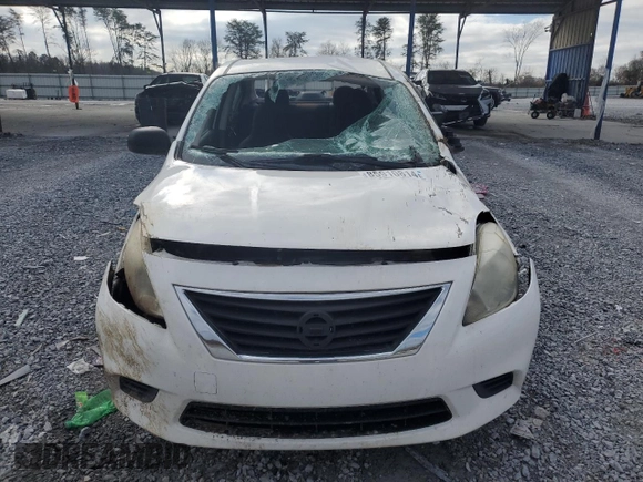 2012 Nissan Versa S with VIN 3N1CN7AP5CL878794, listed as a Copart auction lot 85910814 with 186,308 mi miles and Salvage Title. Bid and sale history available at carsss.com. Image 5.