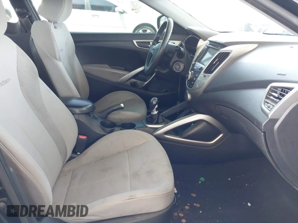 2013 Hyundai Veloster w/Black Int with VIN KMHTC6AD6DU088815, listed as a IAAI auction lot 42184776 with 204,930 mi miles and . Bid and sale history available at DreamBid. Image 5.