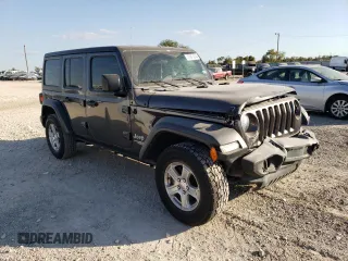 2018 Jeep Wrangler Unlimited Sport S z VIN 1C4HJXDG0JW179767, wystawiony jako Copart lot #77368014 z przebiegiem 66 156 mil mil oraz Szkoda całkowita • Salvage title. Historia ofert i sprzedaży dostępna na DreamBid. Obrazek 4.