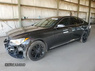 2018 Genesis G80 3.8L with VIN KMHGN4JE3JU251117, listed as a Copart auction lot 85885074 with 75,374 mi miles and Salvage Title. Bid and sale history available at carsss.com. Image 1.