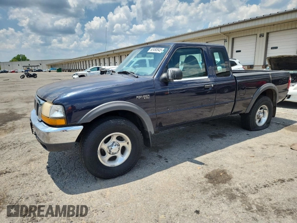 2000 Ford Ranger XLT z VIN 1FTZR15X2YPB55144, wystawiony jako Copart lot #62490945 z przebiegiem 205 615 mil mil oraz Czysty tytuł • Clean title. Historia ofert i sprzedaży dostępna na DreamBid. Obrazek 1.