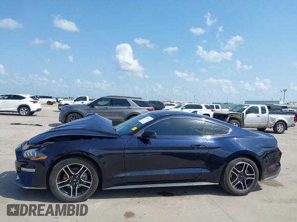 2021 Ford Mustang EcoBoost with VIN 1FA6P8TH7M5134461, listed as a IAAI auction lot 42526727 with 56,494 mi miles and . Bid and sale history available at DreamBid. Image 14.